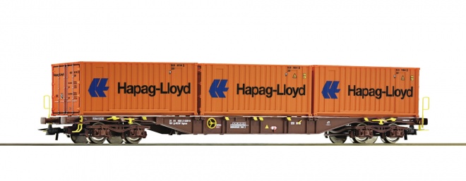 Container carrier car, RCW<br /><a href='images/pictures/Roco/Roco-76930.jpg' target='_blank'>Full size image</a>